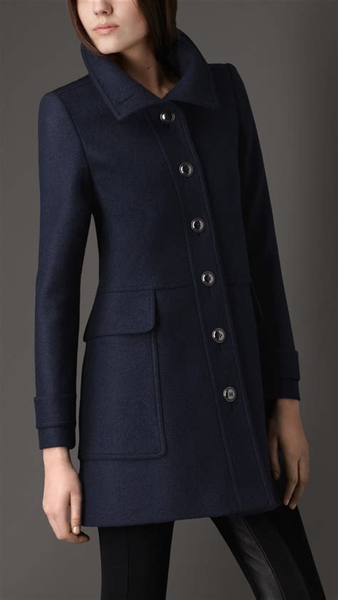 burberry blue wool coat|burberry wool coat sale.